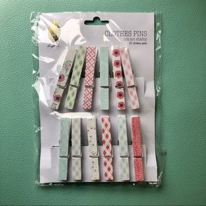 Decorative Clothes Pins - 12